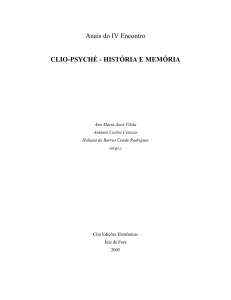 Anais do IV Encontro - Clio-Psyché