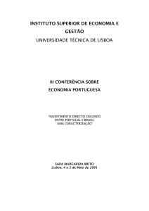 economia portuguesa - Universidade de Lisboa