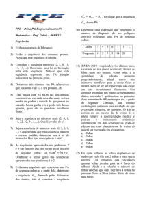 PPE – Prina Pitt Empreendimentos!!! Matemática – Prof. Galois – 06