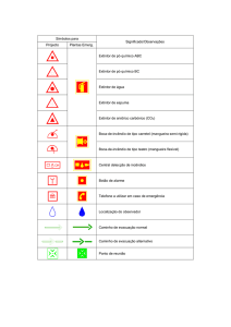 Símbolos para - Protecção Civil