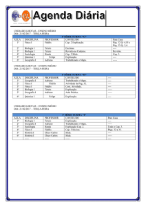 Agenda diaria 1ªsérie