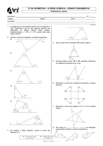 TC DE MATEMÁTICA – 8a SÉRIE OLÍMPICA – ENSINO