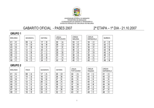 gabarito oficial