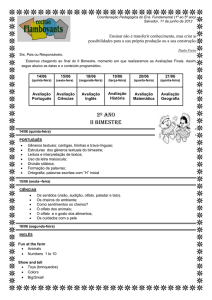 Coordenação Pedagógica do Ens. Fundamental (1º ao 5º ano