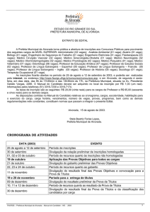 Concurso 04/2003 - BIÓLOGO - Concursos