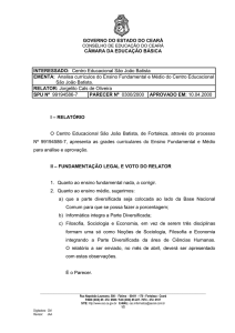 Parecer 0300/2000 - Conselho de Educação do Ceará