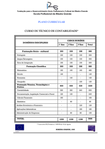 PLANO CURRICULAR