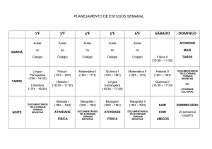 planejamento de estudos semanal