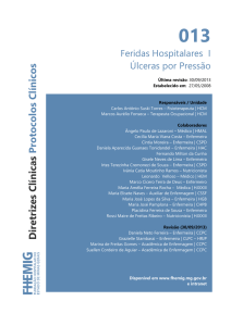 013 - Feridas Hospitalares I