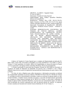 TRIBUNAL DE CONTAS DA UNIÃO TC 018.147/2005