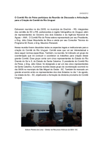 Reunião_Comitê rio Uruguai - Sistema de Informações sobre