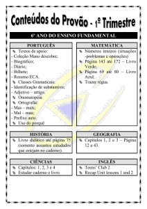 6º ano do ensino fundamental