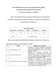 colegiado do curso de pedagogia