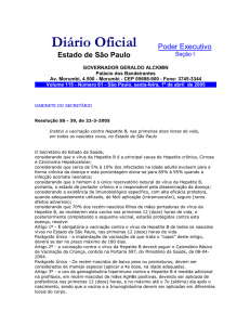 Resolução SS - 39, de 22-3-2005 - Secretaria de Estado da Saúde