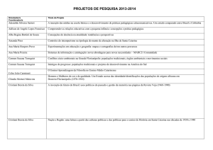 Projetos_de Pesquisa 2013-2014 - Faed