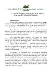 Curso a Distância de Aperfeiçoamento em Agricultura Orgânica 15 ª