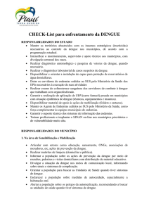 CHECK-List Ações Enfrentamento DENGUE