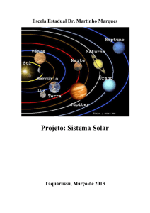 Projeto: Sistema Solar