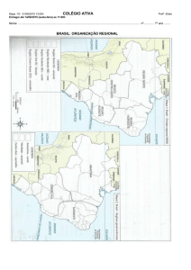 Mapa -10- 01/08/2015 13:00h COLÉGIO ATIVA Profª. Eliete