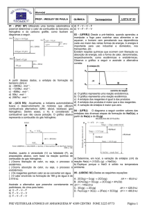 Aluno(a) PROF.: WESLEY DE PAULA QUÍMICA Termoquímica
