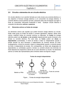 capítulo 2_análise_circuito eléctrico e elementos - Lig@