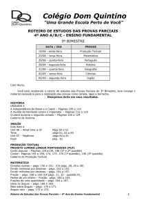 4º ano a/b/c - ensino fundamental