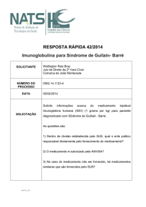 RR NATS 42 imunoglobulina para S. de Guilain Barre 2014