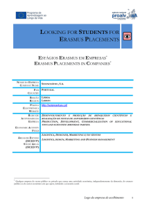 Erasmus Placements