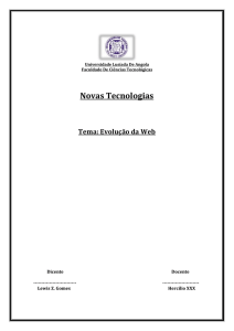 Web 2.0 - Universidade Lusíada de Angola