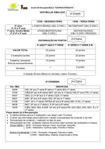 2ª chamada - Coopesg Robusta