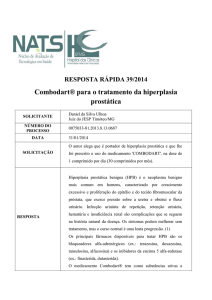 RR NATS 39 Combodart para o tratamento da hiperplasia prost