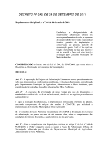 arborização urbana - decreto - Portal da Prefeitura de Suzanápolis