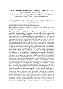 FLUXOGRAMA DE ATENDIMENTO À GESTANTE COM SUSPEITA