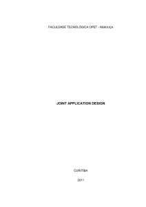 Joint Application Design apresentado na Disciplina de Engenharia