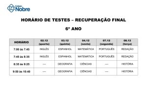 7:45 às 8:35