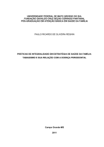 universidade federal de mato grosso do sul / fundação osvaldo cruz