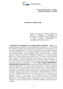 contrato n.º 400/2016/ciga - Diário Oficial dos Municípios de Santa
