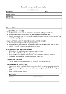 Formulário para descrição de cargo