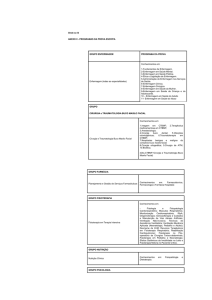 Onde se lê ANEXO II - PROGRAMAS DA PROVA ESCRITA GRUPO