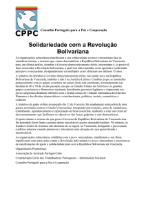 Conselho Português para a Paz e Cooperação Solidariedade com a
