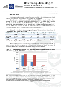 Boletim da dengue - Governo do Estado de Mato Grosso