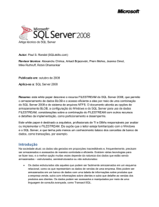 armazenamento FILESTREAM - Microsoft Center
