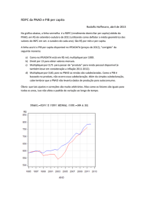 Documento de Rodolfo Hoffmann sobre PNAD e PIB