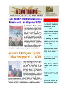Jornal NOVO TEMPO Ano XXVII - 157 - jb news