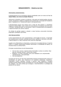 RENASCIMENTO – Informações - Colégio Dom Bosco – Petrolina