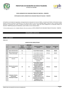 prefeitura do município de nova palmeira - CPCON