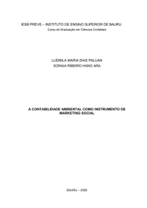 4.4 Balanço Social e as Informações Ambientais