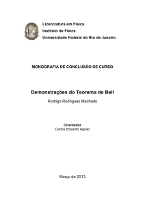 Capítulo 3 Realismo, Teoria Quântica e o Teorema de Bell