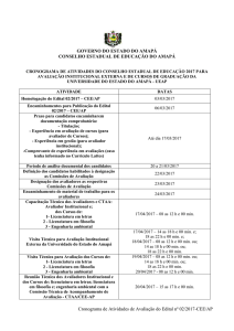 GOVERNO DO ESTADO DO AMAPÁ CONSELHO ESTADUAL DE