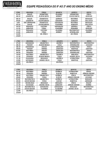 equipe pedagógica do 9º ao 2º ano do ensino médio
